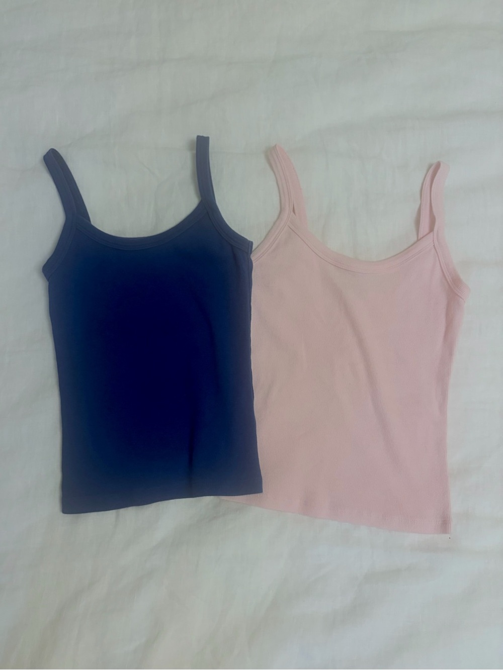Aritzia - Homestretch Rib Spectrum Cami Tank - Villa Pink & Jazz Blue - 2XS !! 💘